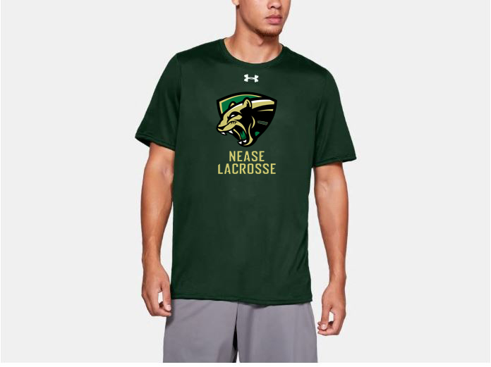 Nease DriFit Short Sleeve Under Armour Locker T Forest Green | Bar Down