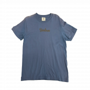 Navy Bardown Script Text Shirt