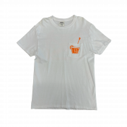 White Orange Juice Front Shirt